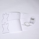 Noma Diy Paper String Light White Angel with Warm White LED additional 2