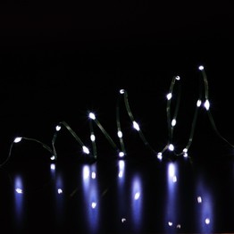 Noma Flexi Wire Lights (200)  White 2523031