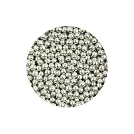 Scrumptious Metallic Silver Pearls 4mm