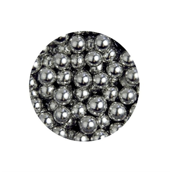 Scrumptious Large Metallic Silver Pearls 6mm