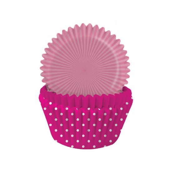 Candy Pink Cupcake Cases (75)