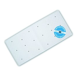 Blue Canyon Anti-Bacterial Rubber Bath Mat White BM310/WH