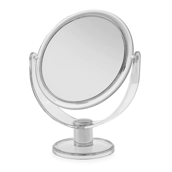 Blue Canyon Plastic Round Mirror Clear