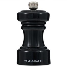 Cole And Mason Hoxton Black Gloss Salt or Pepper Mill