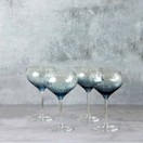 Gatsby Blue Champagne Coupe Glass Set of 4 additional 5