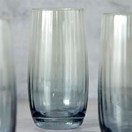 Gatsby Blue Tall Tumbler Glass Set of 4 additional 4