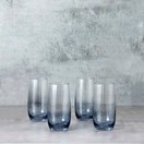 Gatsby Blue Tall Tumbler Glass Set of 4 additional 1