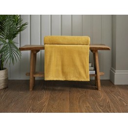 Snuggle Touch Microfibre Throws 140x180cm Mustard