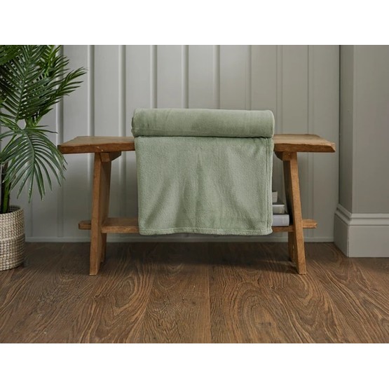 Snuggle Touch Microfibre Throw 140x180cm Apple Green