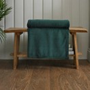 Snuggle Touch Microfibre Throws 140x180cm Dark Green additional 1