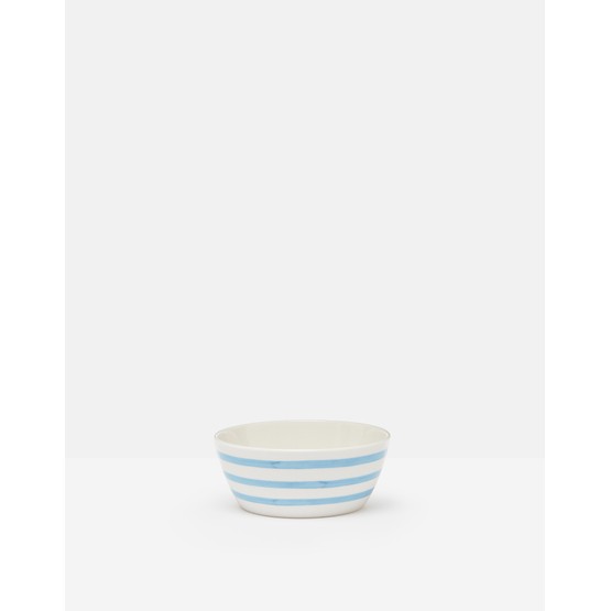 Joules Blue Stripe Hand Painted Cereal Bowl