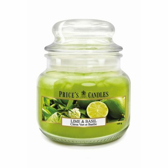 Lime & Basil Small Jar Candle
