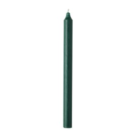 Cidex Rustic Candle Dark Green 29cm