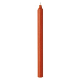 Cidex Rustic Candle Dark Orange 29cm