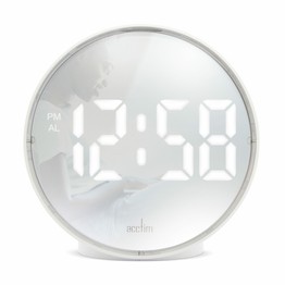 Acctim Il Giro Digital Alarm Clock White 15852