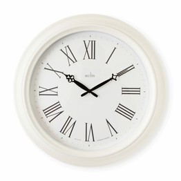 Acctim Cheltenham Wall Clock Cream 22882