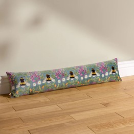 House of Bloom Zinnia Draught Excluder Blue