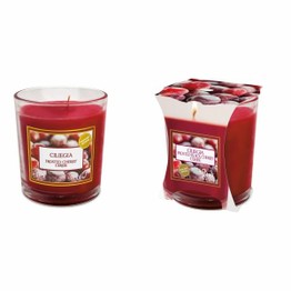 Petali Frosted Cherry Medium Candle Jar