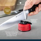 MasterClass Smart Sharp Dual Knife Sharpener - Red additional 3