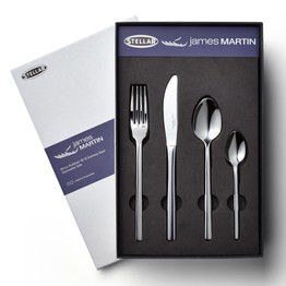 James Martin 32pc Cutlery Box Set