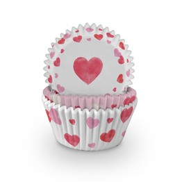 Heart Cupcake Cases Pack of 75
