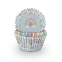 Pastel Rainbow Cupcake Cases Pack of 75
