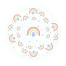 Pastel Rainbow Cupcake Cases Pack of 75 additional 2