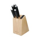KitchenAid Classic 5pc Japanese Steel Knife Set with Sharpener and Birchwood Block additional 2