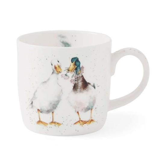 Royal Worcester Wrendale Duck Love Mug