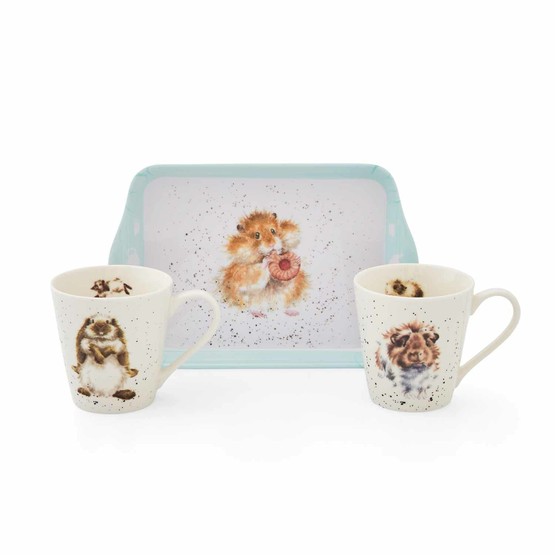 Pimpernel Wrendale Designs Mug and Tray Set - Diet Starts Tomorrow