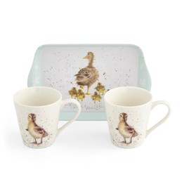 Pimpernel Wrendale Designs Mug and Tray Set - Lovely Mum