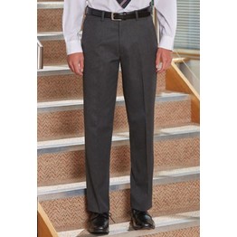 School Trousers Senior Boys Regular Fit Black BT8