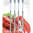 KitchenCraft Set of Four Stainless Steel Seafood Forks additional 2