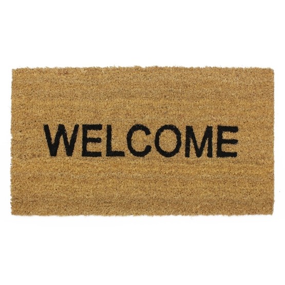 JVL Welcome Latex Coir Doormat 33.5x60cm