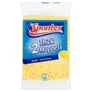 Spontex Thick Moppets Dish Cloths pack of 2 additional 1
