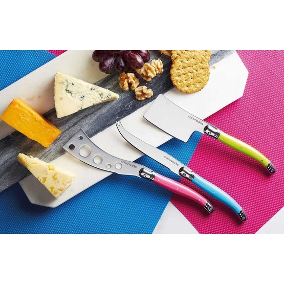 Colourworks Three Piece Cheese Knife Set