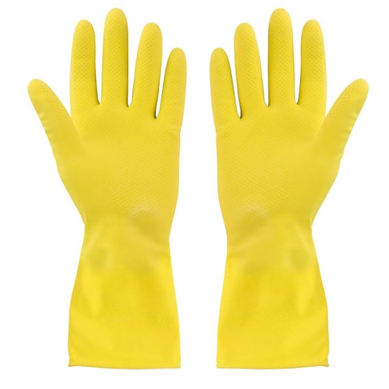 Rubber Gloves Yellow