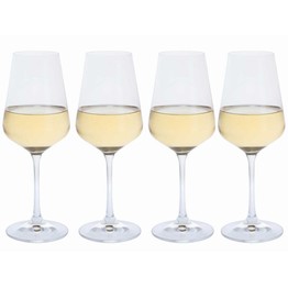 Dartington Crystal Cheers! White Wine Glass 4pk