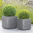 Stewart Lead Effect Square Planter additional 1