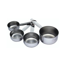 KitchenCraft Measuring Cup Set Stainless Steel Four Piece