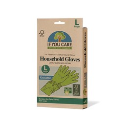 Fair Trade Certified Latex Household Gloves Large