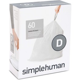 Simplehuman Bin Liners (D) 20Ltr Bulk Pack of 60 CW0254