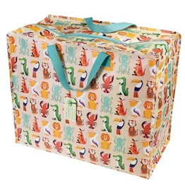 Recycled Storage Bag Jumbo Colourful Creatures Design 26558