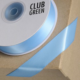 Club Green Satin Ribbon Sky Blue