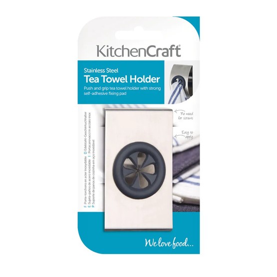 KitchenCraft Stainless Steel Towel Holder