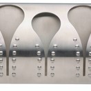 MasterClass Stainless Steel Triple Towel Holder additional 1