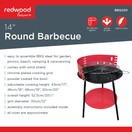 Redwood Round Barbeque 14inch BB-BBQ200 additional 2