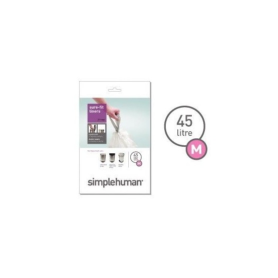 Simplehuman Bin Liners (M) 45Ltr (20) CW0173