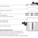 Tower 6ltr 22cm Stainless Steel Pressure Cooker T80244 additional 6