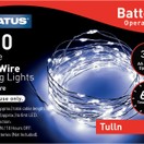 Wire String Lights Battery Operated 6hr Function 100LED additional 3